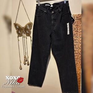 Ava & Viv Charcoal High-Rise Jeans